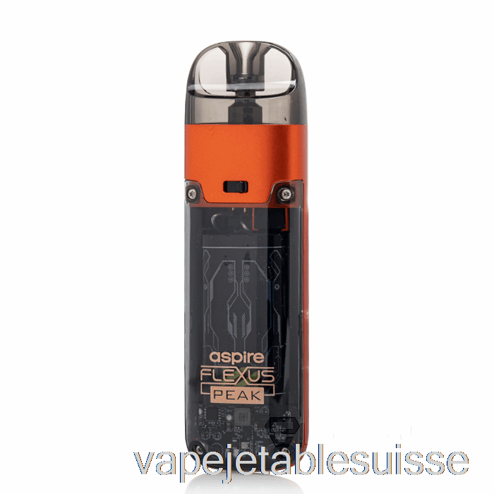 Vape Suisse Aspire Flexus Peak Pod Système Ambre Orange